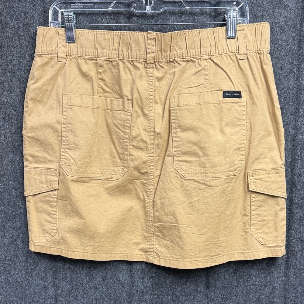 Classic Tan Mini Skirt - Picture 3 of 5